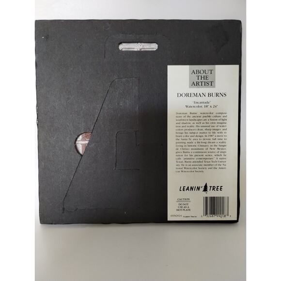 Leanin' Tree Dorman Burns Tile Painting Southwest Landscape Encantada Easel Back - Picture 5 of 5